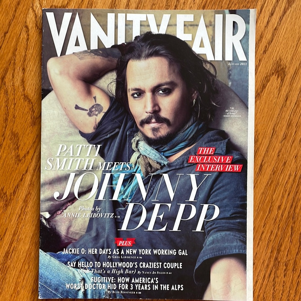 Vanity Fair Johnny Depp Cover - January 2011